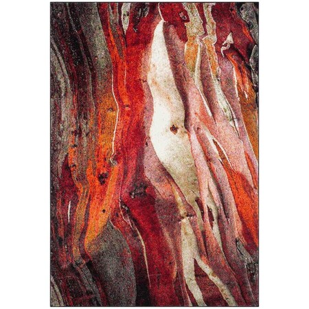 Safavieh 6 ft. 7 in. x 9 ft. Glacier Power Loom Area RugRed & Multicolor GLA126A-6